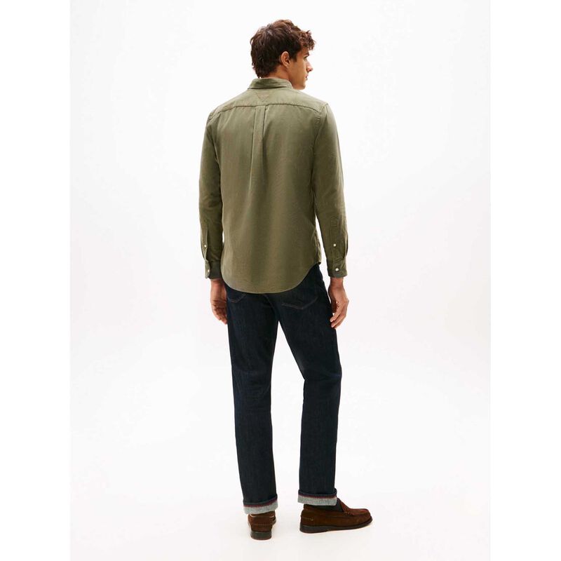 Tommy Hilfiger Regular Fit Flag Embroidery Corduroy Shirt image number 1